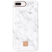 Чехол Happy Plugs Slim Case для iPhone 7/8 Plus (White Marble)