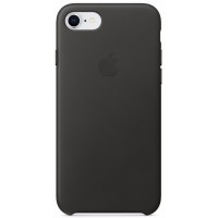 Чехол-накладка Apple Leather Case (MQHC2ZM/A) для iPhone 7/8 (Charcoal Grey)