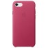 Чехол-накладка Apple Leather Case (MQHG2ZM/A) для iPhone 7/8 (Pink Fuchsia) оптом
