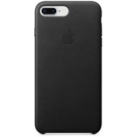 Чехол-накладка Apple Leather Case (MQHM2ZM/A) для iPhone 7 Plus/8 Plus (Black)
