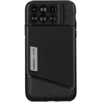 Чехол с объективами Momax 6-in-1 Lens Case CAMC1D для iPhone X (Black)