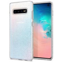 Чехол Spigen Liquid Crystal Glitter (605CS25797) для Samsung Galaxy S10 (Crystal Quartz)