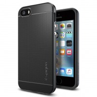 Чехол Spigen Neo Hybrid (041CS20253) для iPhone 5/5s/SE (Metal Slate)