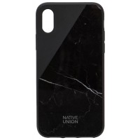 Чехол защитный Native Union Clic Marble для Apple iPhone X (Black Marble)
