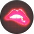 Держатель для телефона Popsockets Electric ave 800294 (Neon Lips) оптом