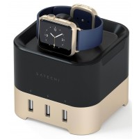 Док-станция Satechi Smart Charging Stand (ST-AWCSG) для Apple Watch/Series 2/3, iPhone, FitBit Blaze (Gold)