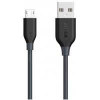 Кабель Anker PowerLine (A8132G11) USB-MicroUSB 0.9 м (Grey)