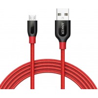 Кабель Anker Powerline+ 0.9 м (A8142H91) USB-microUSB (Red)