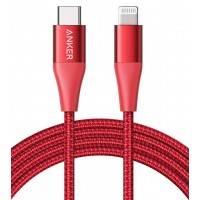 Кабель Anker Powerline+ II (A8453) USB to Lightning 1.8m (Red)