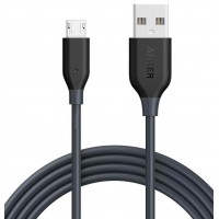 Кабель Anker PowerLine V3 1.8 м (A8133H11) microUSB to USB (Grey)