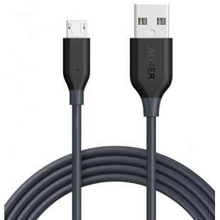 Кабель Anker PowerLine V3 1.8 м (A8133H11) microUSB to USB (Grey) оптом