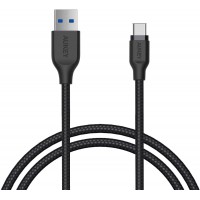 Кабель Aukey Braided Nylon (CB-AC1) USB-C to USB-A 3.1 1.2m (Black)