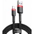 Кабель Baseus Cafule (CALKLF-B19) USB/Lightning 1m (Red/Black) оптом