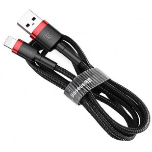 Кабель Baseus Cafule (CALKLF-C19) USB/Lightning 2m (Red/Black) оптом