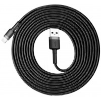 Кабель Baseus Cafule (CALKLF-RG1) USB/Lightning 3m (Grey/Black)