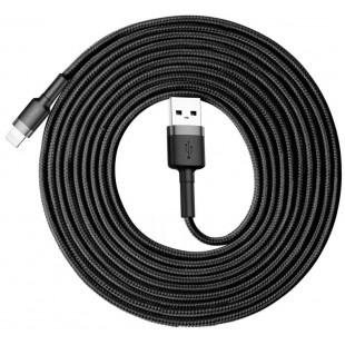 Кабель Baseus Cafule (CALKLF-RG1) USB/Lightning 3m (Grey/Black) оптом