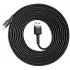 Кабель Baseus Cafule (CALKLF-RG1) USB/Lightning 3m (Grey/Black) оптом