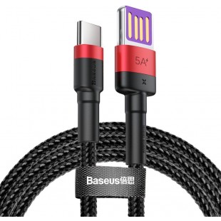 Кабель Baseus Cafule HW (CATKLF-P91) USB/USB Type C 1m (Red/Black) оптом