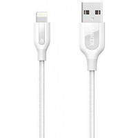 Кабель для iPod, iPhone, iPad Anker PowerLine+ 0.9m (A8121H21) Lightning to USB (White)