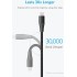 Кабель для iPod, iPhone, iPad Anker PowerLine+ II (A8452011) Lightning 0.9 m + Чехол (Black) оптом