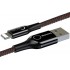 Кабель для iPod, iPhone, iPad Baseus C-shaped Light Intelligent Power-Off Cable (Black) оптом