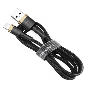 Кабель для iPod, iPhone, iPad Baseus Kevlar Cable USB For Lightning 2A 0.5M (Gold/Black) оптом