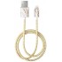 Кабель iDeal Fashion Cable (IDFCL-46) USB to Lightning (Carrara Gold) оптом