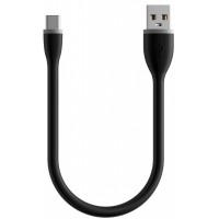 Кабель Satechi Flexible (ST-FCC10B) USB-A to USB-C 25 см (Black)
