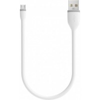 Кабель Satechi Flexible (ST-FCM10W) microUSB to USB-A 25 cm (White)