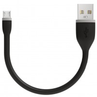 Кабель Satechi Flexible (ST-FCM6B) microUSB to USB-A 15 см (Black)