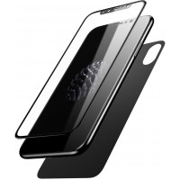 Комплект защитных стекол Baseus Glass Film Set SGAPIPHX-TZ01 для iPhone X (Black)