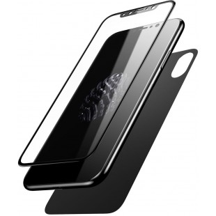 Комплект защитных стекол Baseus Glass Film Set SGAPIPHX-TZ01 для iPhone X (Black) оптом
