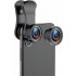 Набор объективов Baseus Short Videos Magic Camera General (ACSXT-C01) для смартфона (Black) оптом