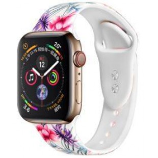 Ремешок COTEetCI W38 Flowers (WH5265-BR) для Apple Watch Series 4 40mm (White) оптом