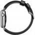 Ремешок Nomad Modern Strap (NM1A3RSM00) для Apple Watch Series 2/3/4 38/40 mm (Black/Silver) оптом