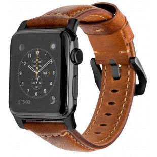 Ремешок Nomad Traditional Strap (NM1A3RBT00) для Apple Watch Series 2/3/4 38/40 mm (Brown/Black) оптом
