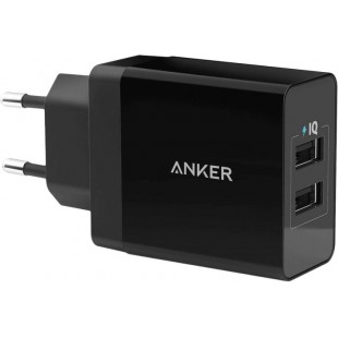 Сетевое зарядное устройство Anker PowerPort 2 24W A2021L11 (Black) оптом