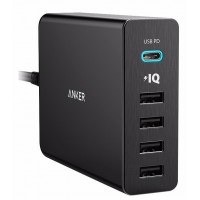 Сетевое зарядное устройство Anker PowerPort+ 5 USB-C A2053G11 (Black)