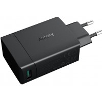 Сетевое зарядное устройство Aukey Amp PD Duo USB-C Wall Charger PA-Y7 (Black)