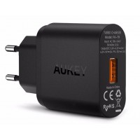 Сетевое зарядное устройство Aukey Qualcomm Quick Charge 3.0 PA-T9 (Black)