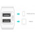 Сетевое зарядное устройство Baseus Mini Dual-U Charger (CCALL-MN02) 2xUSB 2.1A (White) оптом