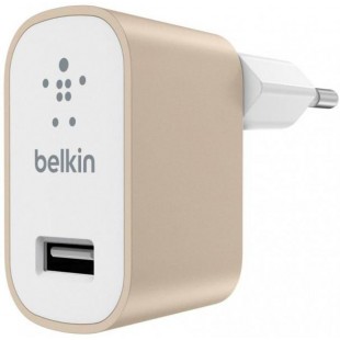 Сетевое зарядное устройство Belkin Mixit Premium F8M731vfGLD (Gold) оптом
