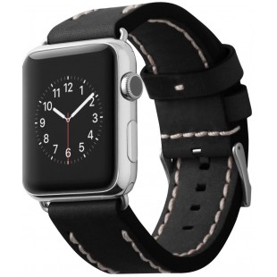 Сменный ремешок Cozistyle Leather Band (CLB010) для Apple Watch 42mm (Black) оптом