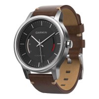 Спортивные часы Garmin Vivomove Premium 010-01597-20 (Steel/Brown)