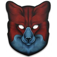 Световая маска GeekMask Fox (Blue/Red)