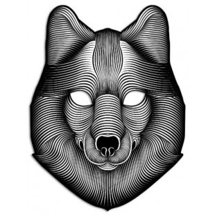Световая маска GeekMask GM-WLF (Shadow Wolf) оптом