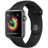 Умные часы Apple Watch Series 3 42 mm (Space Gray Aluminum/Black Sport Band) оптом
