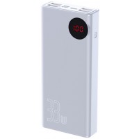Внешний аккумулятор Baseus Mulight Quick Charge Power Bank 30000mAh PPMY-02 (White)