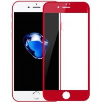 Защитное стекло Baseus PET Soft 3D Tempered Glass Film (SGAPIPH7P-PE09) для iPhone 7 Plus (Red)