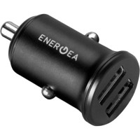 Автомобильное зарядное устройство EnergEA Mini Drive 2 USB чёрное